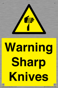 Warning Sharp Knives